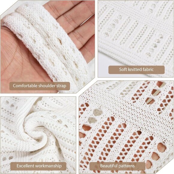 Women's Snow White Shoulder Shopping Handbag Casual Travel Totes Fold Able Bags - Picture 3 of 7